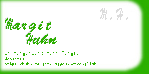 margit huhn business card